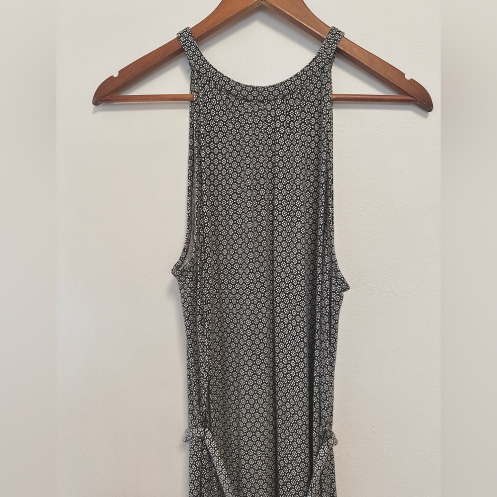Old Navy White and Black Patterned Maxi Dress SIZE S
